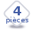 Nombre de pièces : 4